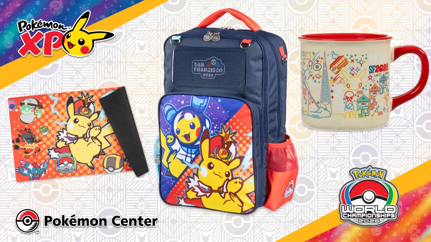 PokémonXP and 2026 Worlds Pokémon Center Merch Revealed