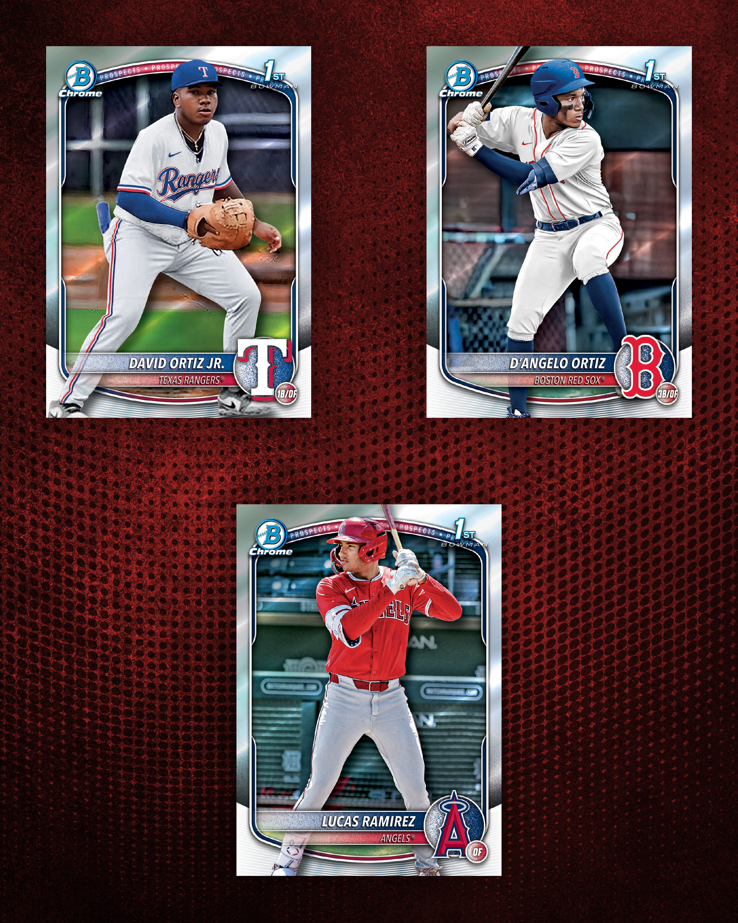 Red Sox Royalty Returns: Big Papi and Manny Ramirez’s Sons Debut in 2025 Bowman Baseball