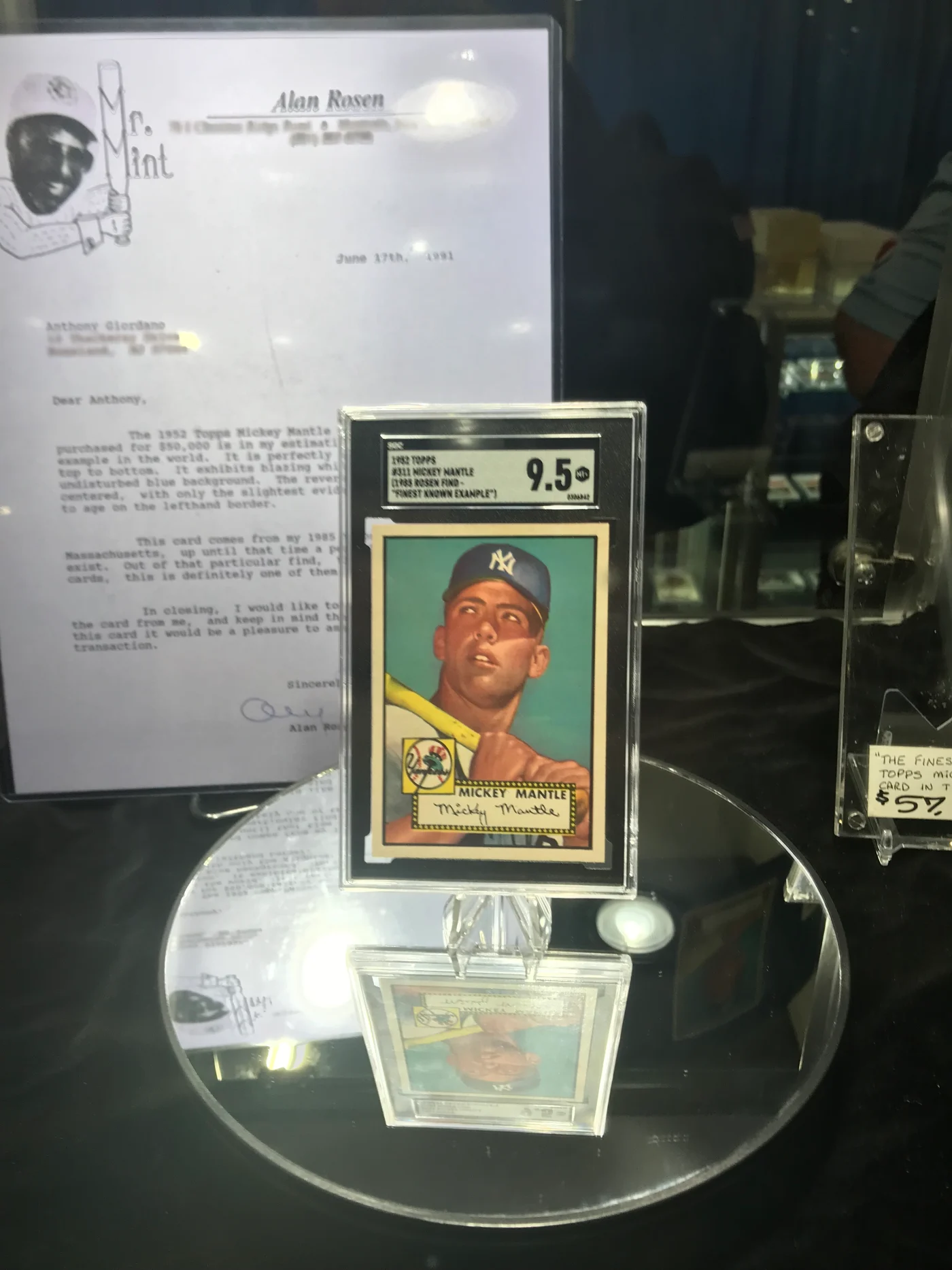 SGC 9.5 Topps Mickey Mantle Expected To Break Records In Auction.