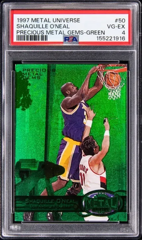 Shaquille O'Neal Card Market Surges More Than 125%
