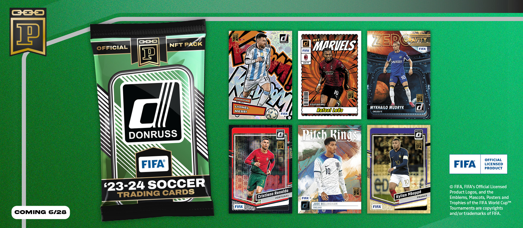 Soccer Superstars Shine on Panini Blockchain with 2023-24 Donruss Soccer Release