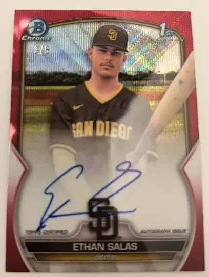 Top Ethan Salas Cards After Padres Call-Up