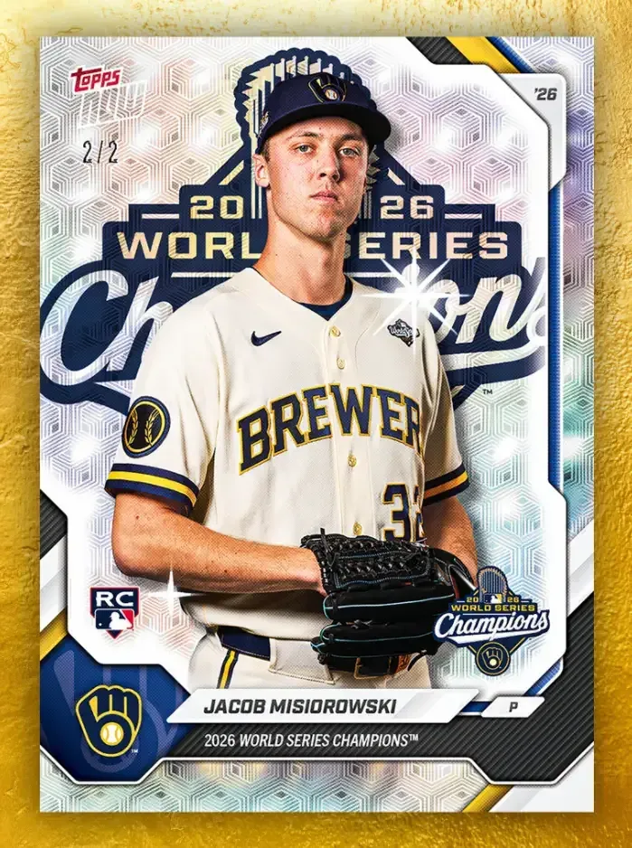 Topps Adds Rare Diamond Parallel to Brewers World Series Set
