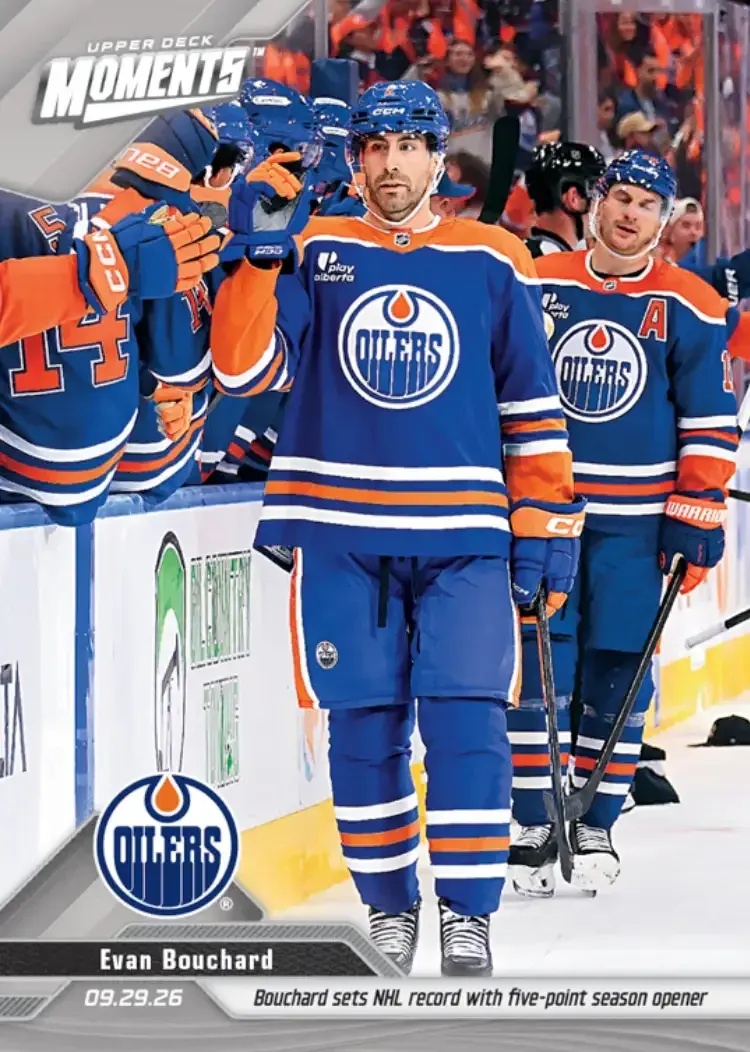 Upper Deck Launches On-Demand Moments Cards in e-Pack