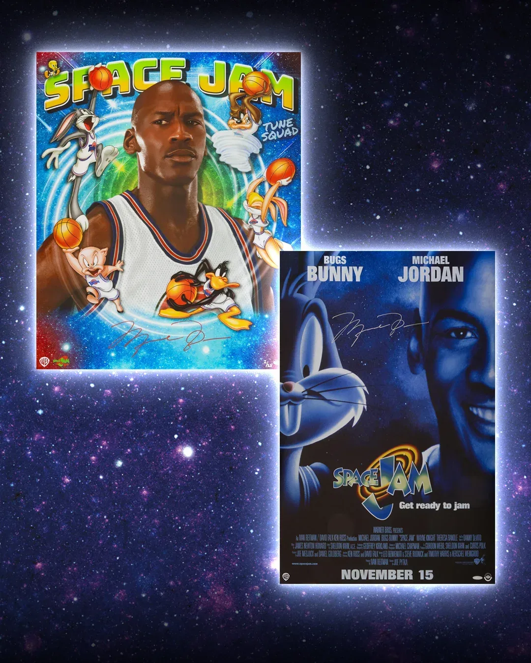 Upper Deck Marks Space Jam Anniversary With Jordan, Wallace Cards
