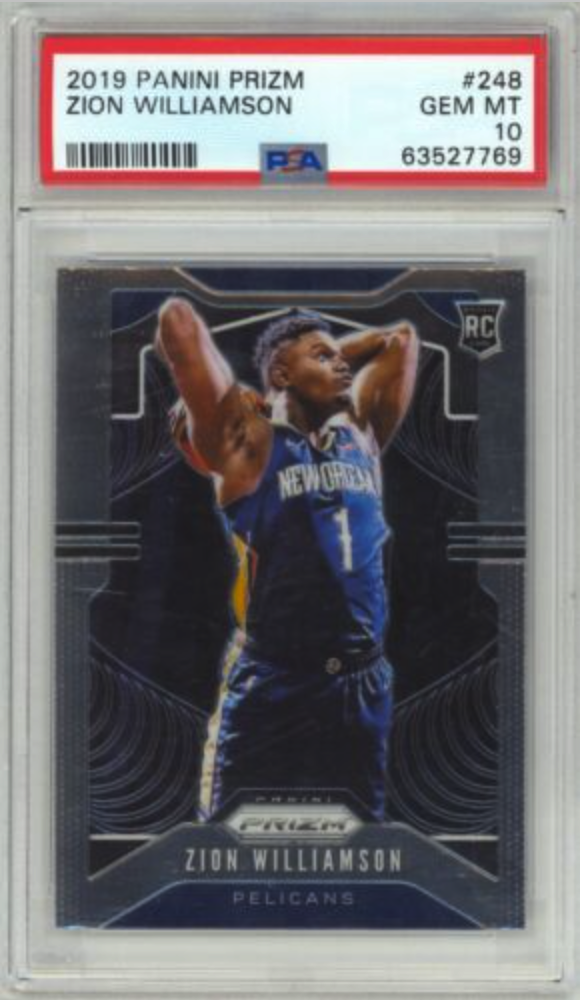 Zion Williamson Rookie Cards See 15% Jump in Value